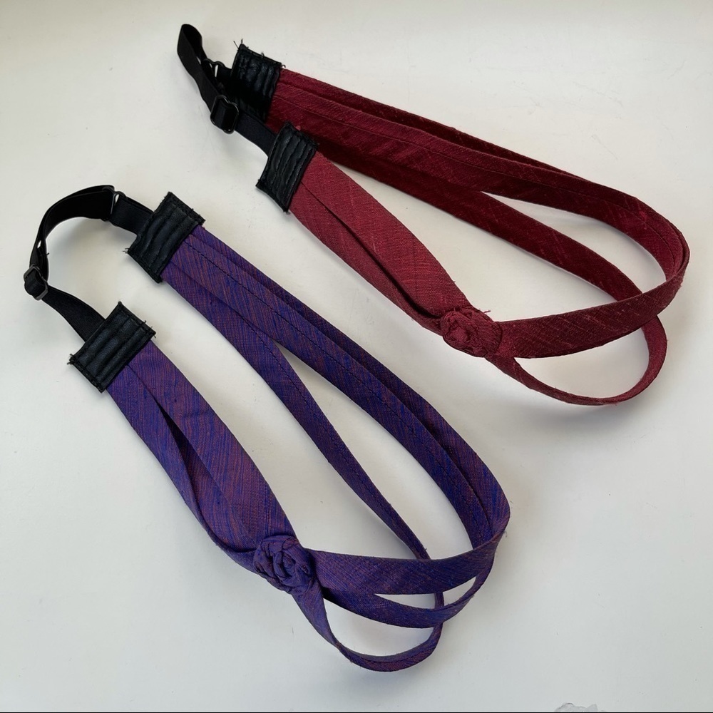 Adjustable Red & Purple Headbands
